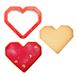 Picture of GEOMETRIC HEART PLASTIC COOKIE CUTTER